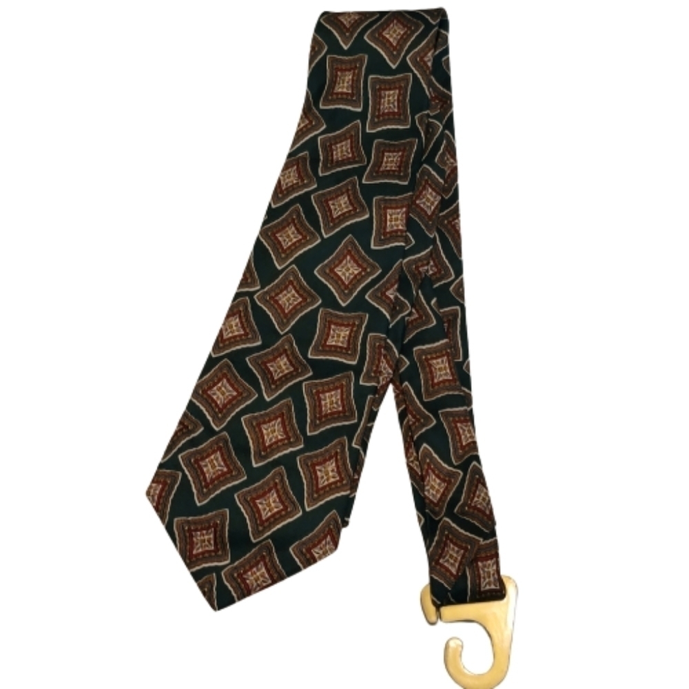 MEZZANO NECK TIE green maroon